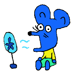 [LINEスタンプ] ブルーマウス物語