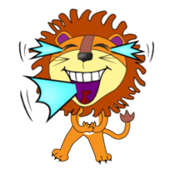 [LINEスタンプ] Animation lion(Animation)の画像（メイン）