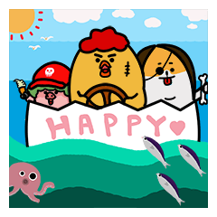 [LINEスタンプ] chick ＆ friend vol.2