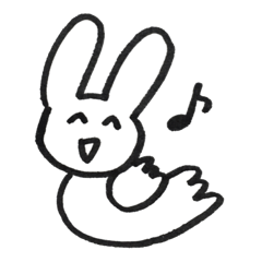 [LINEスタンプ] うさぎすゎん