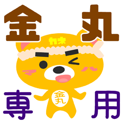 [LINEスタンプ] 「金丸」さん専用スタンプ