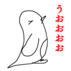 [LINEスタンプ] 絵が苦手な人のペンギン