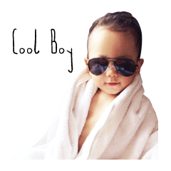[LINEスタンプ] Cool Boy.Cute Baby