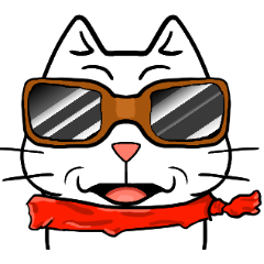 [LINEスタンプ] ian no word cat