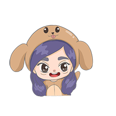 [LINEスタンプ] Cute Twy Puppy