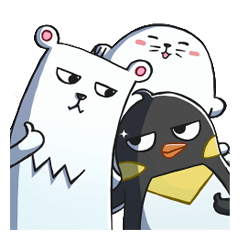 [LINEスタンプ] iceland good friends