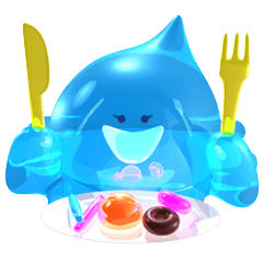 [LINEスタンプ] Slow water droplet