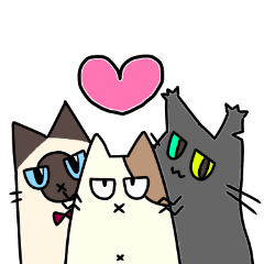 [LINEスタンプ] ずんぐりにゃんこ にゃっぷー