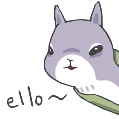 [LINEスタンプ] Two squirrels 1