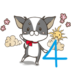 [LINEスタンプ] ちわ犬4