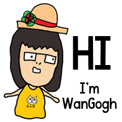 [LINEスタンプ] WanGogh ENG