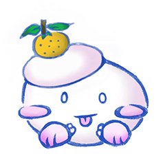 [LINEスタンプ] かがみもち君