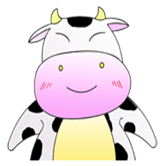 [LINEスタンプ] Baby Cow