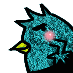 [LINEスタンプ] Carpet Blue Bird
