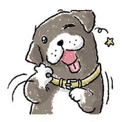 [LINEスタンプ] Dogplease 2017