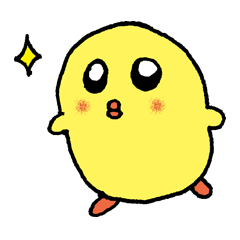 [LINEスタンプ] 雑なひよこちゃん