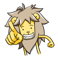 [LINEスタンプ] Little Smile Lion GO！
