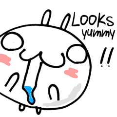 [LINEスタンプ] chubbybunny (EN)