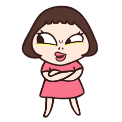 [LINEスタンプ] My Name is Holly