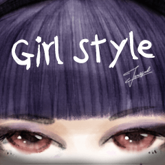 [LINEスタンプ] Girl styleの画像（メイン）