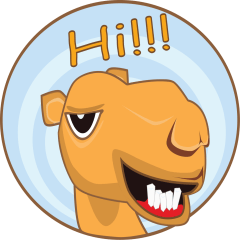 [LINEスタンプ] A CAMEL