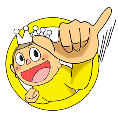 [LINEスタンプ] 食いしん坊王子ナナパチくん 其の1