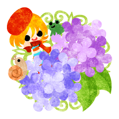 [LINEスタンプ] 紫陽花と可愛い小人