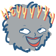 [LINEスタンプ] expressive FLO (english)