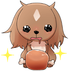 [LINEスタンプ] 犬のチョコくん その3