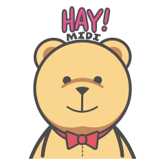[LINEスタンプ] Hay！Midi