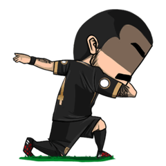 [LINEスタンプ] Lon funny football