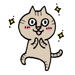 [LINEスタンプ] きじとらねこちゃん